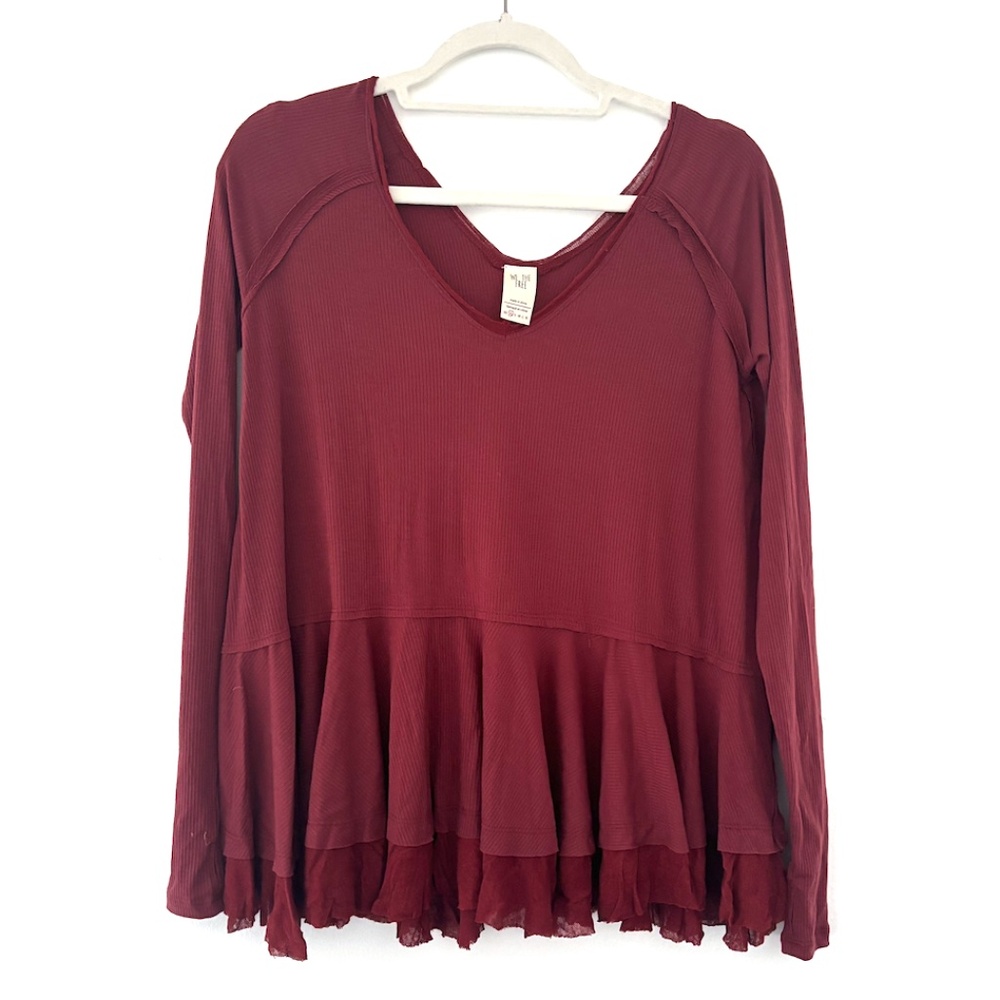 Free People We The Free Tangerine Tee Long Sleeve